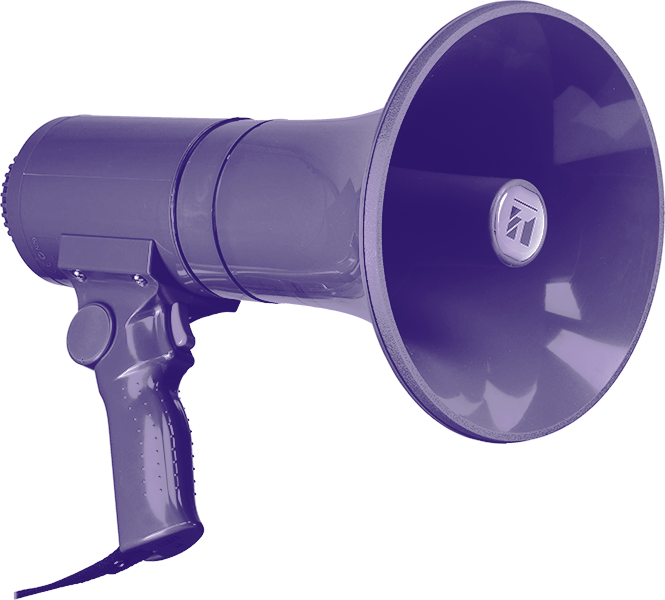 Purple Megaphone